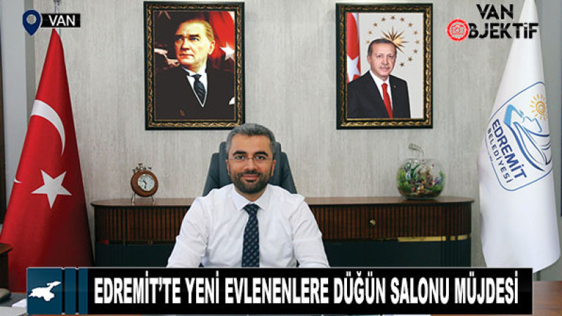 Edremit’te yeni evlenenlere düğün salonu müjdesi