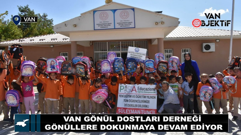 Van Gönül Dostları Derneği gönüllere dokunmaya devam ediyor