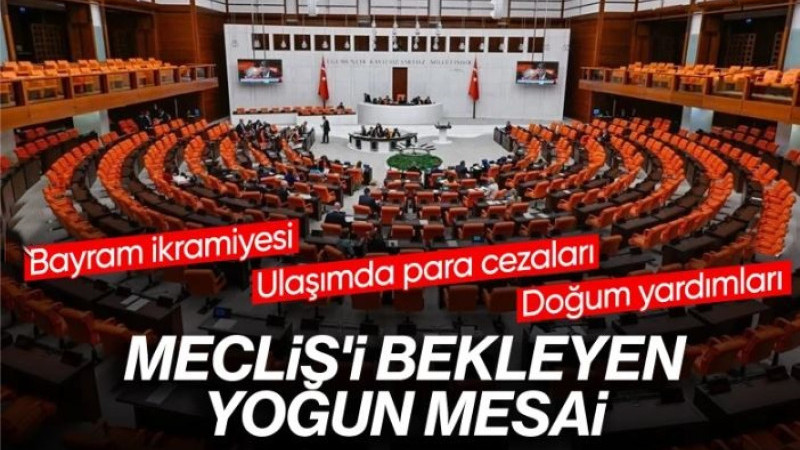 TBMM'de yeni haftada gündem yoğun