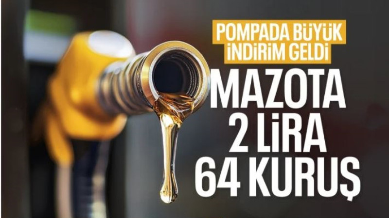 Araç sahipleri bu habere sevinecek: Motorine indirim geliyor