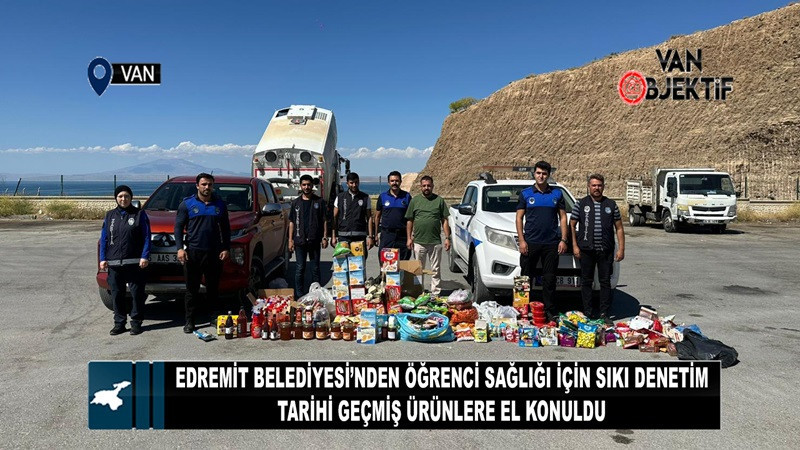 Edremit Belediyesi’nden Öğrenci Sağlığı İçin Sıkı Denetim