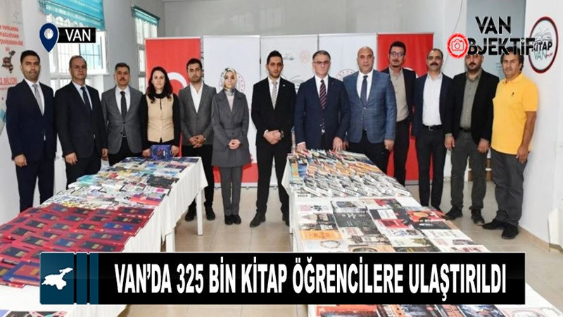 Van’da 325 bin kitap PTT ile öğrencilerin evine ulaştırıldı