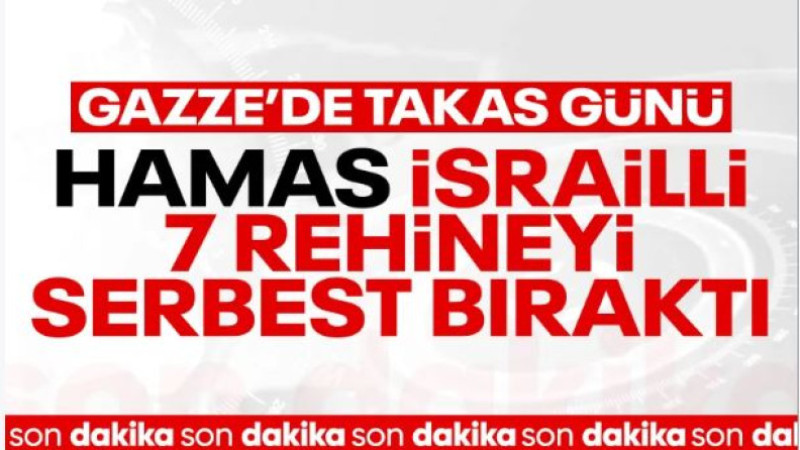 Gazze'de İsrailli esirlerin serbest bırakılmasına başlandı