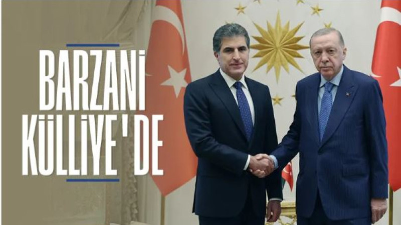 Cumhurbaşkanı Erdoğan, Neçirvan Barzani'yi kabul etti