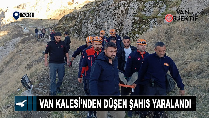 Van Kalesi’nden düşen kişi ağır yaralandı