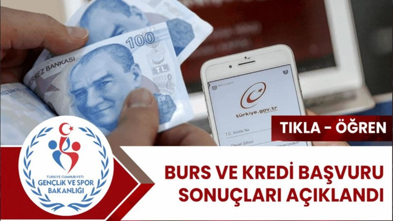 Burs ve kredi başvuru sonuçları açıklandı! Tıkla - Öğren