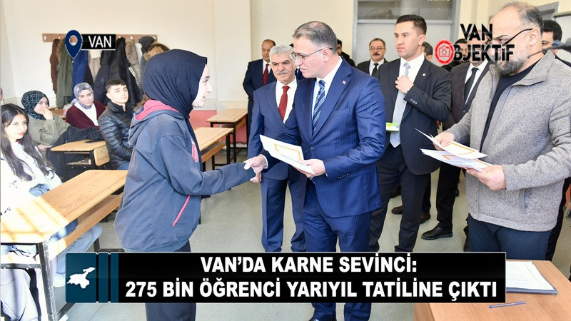 Van’da karne sevinci: 275 bin öğrenci yarıyıl tatiline çıktı