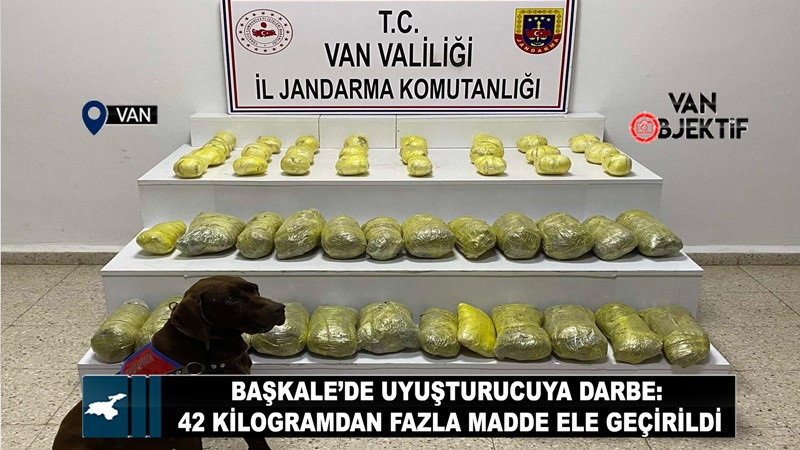 Başkale’de Uyuşturucuya Darbe: 42 Kilogramdan Fazla Madde Ele Geçirildi