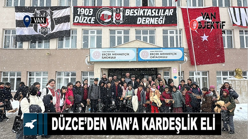 Düzce’den Van’a kardeşlik eli