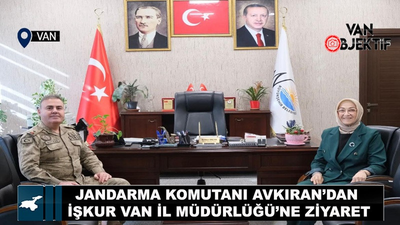 Jandarma Komutanı Avkıran’dan İŞKUR Van İl Müdürlüğü’ne Ziyaret