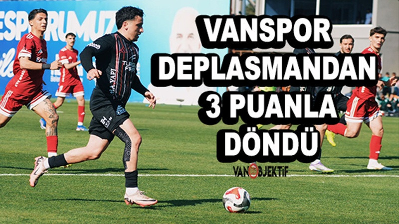 Vanspor deplasmandan 3 puanla döndü
