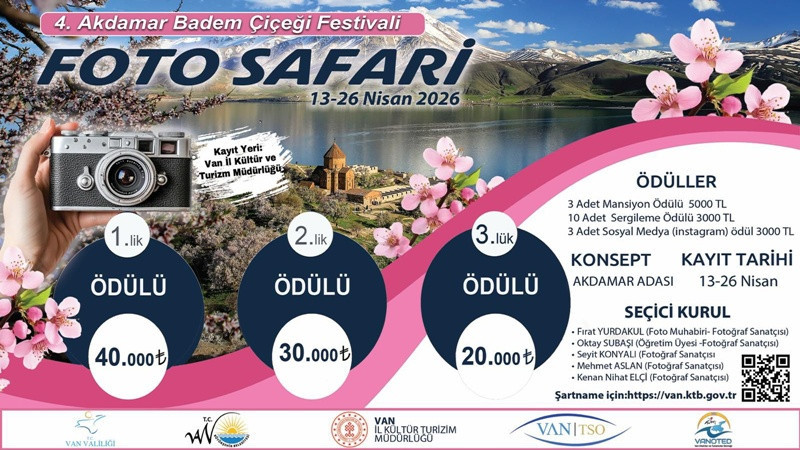 Van’da Foto Safari Kayıtları Başladı