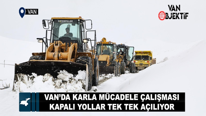 Van’da nisanda karla mücadele çalışması