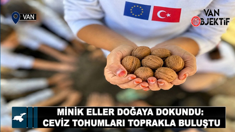 Minik Eller Doğaya Dokundu: Ceviz Tohumları Toprakla Buluştu
