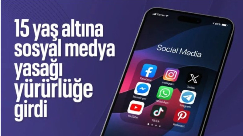 15 yaş altına sosyal medya yasağı Resmi Gazete'de yayımlandı