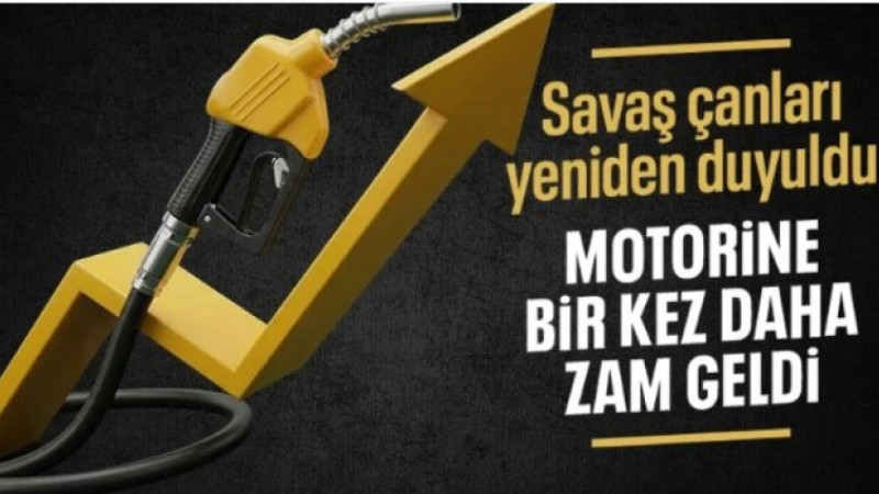 Motorine 1,10 lira zam: Pompa fiyatlarına yansıdı