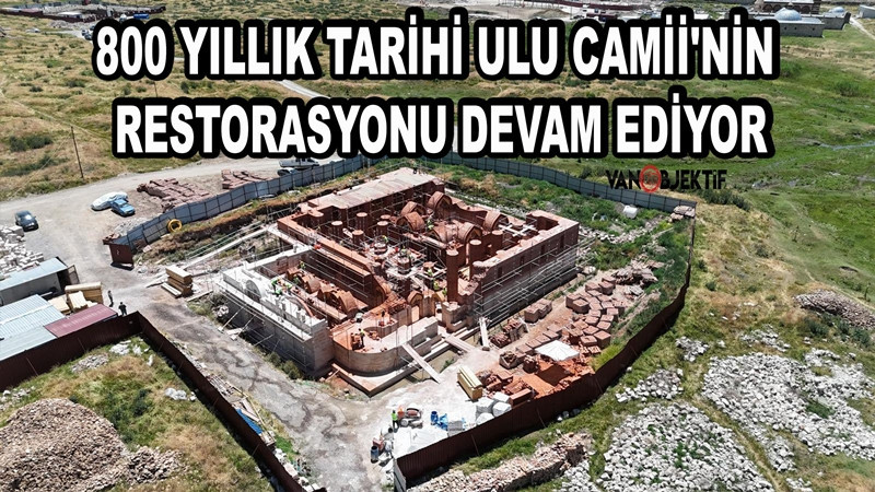 800 Yıllık Tarihi Ulu Camii'nin Restorasyonu Hızla Devam Ediyor