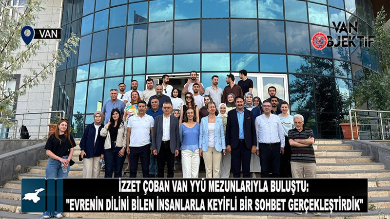 İzzet Çoban Van YYÜ’de matematik bölümü mezunlarıyla buluştu