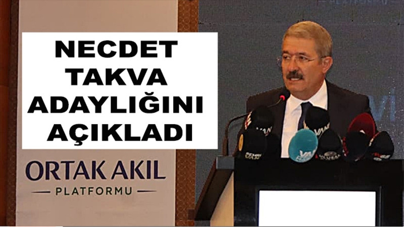Necdet Takva, Van TSO Başkanlığına Adaylığını Açıkladı
