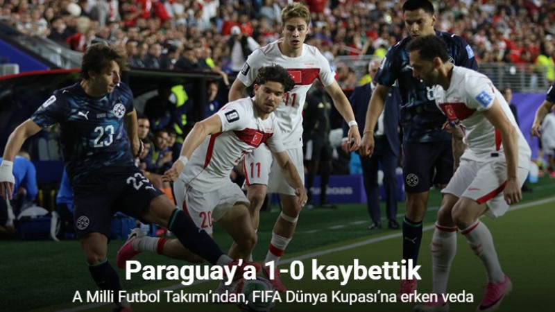 A Milli Futbol Takımı’ndan, FIFA Dünya Kupası’na erken veda