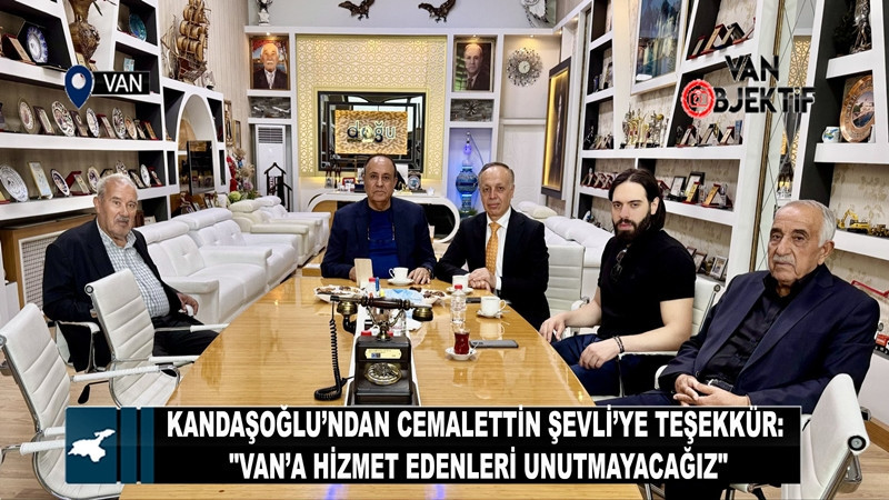 Kandaşoğlu’ndan Cemalettin Şevli’ye teşekkür: