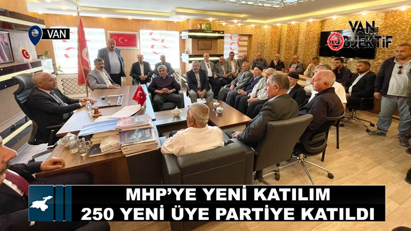 MHP’ye yeni katılım: 250 Yeni Üye partiye katıldı