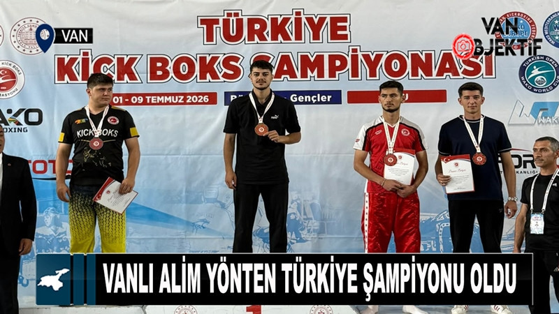 Vanlı Alim Yönten Türkiye şampiyonu oldu