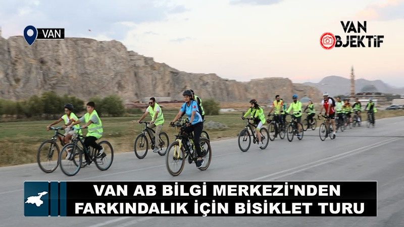 Van AB Bilgi Merkezi'nden farkındalık için bisiklet turu